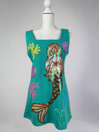 Queen of Sparkles Seafoam Metallic Mermaid Dress - Livie James Boutiquedress