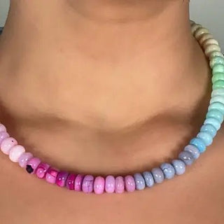 Rainbow Candy Collar Necklace - Livie James Boutiquenecklace