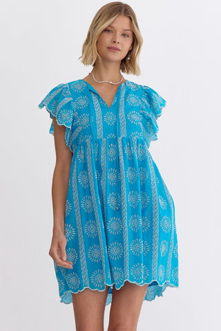 Riviera Embroidered Dress - Livie James Boutiquedress