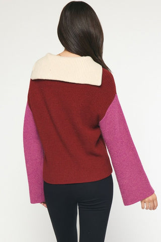 Ruby Colorblock Sweater - Livie James Boutiquesweater