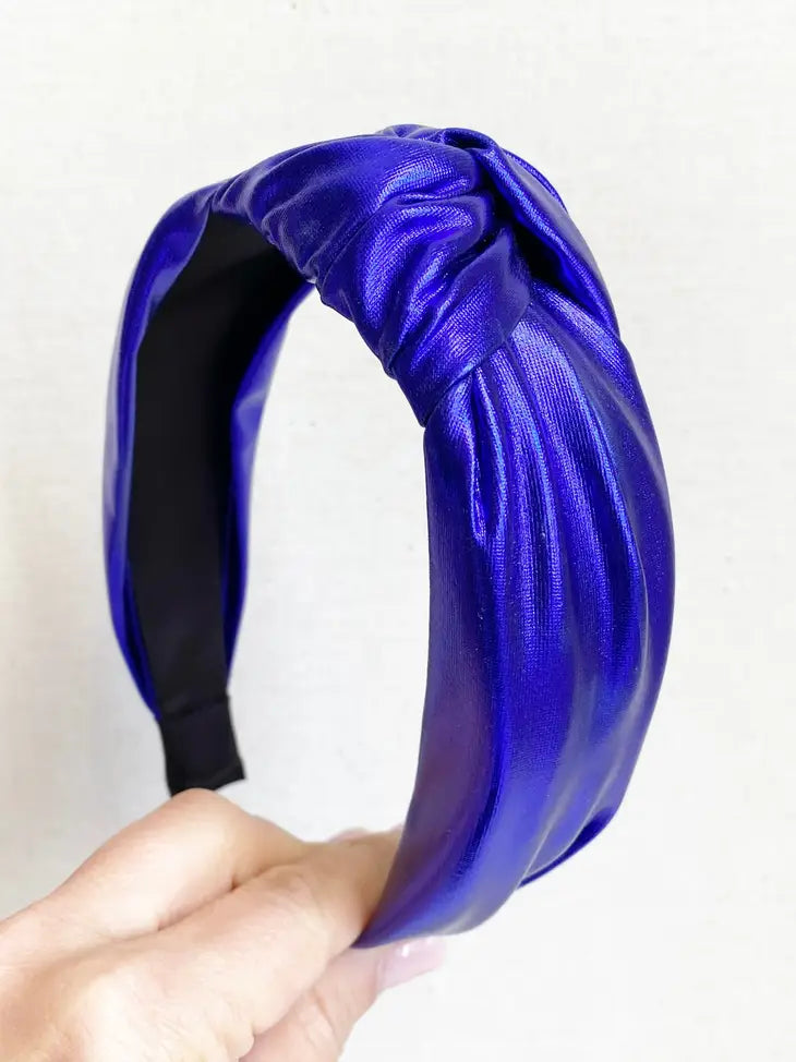 Sapphire Metallic Headband