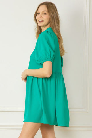 Sunday Brunch Green Dress - Livie James Boutique