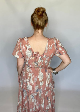 Watercolor Tiered Dress - Livie James Boutique
