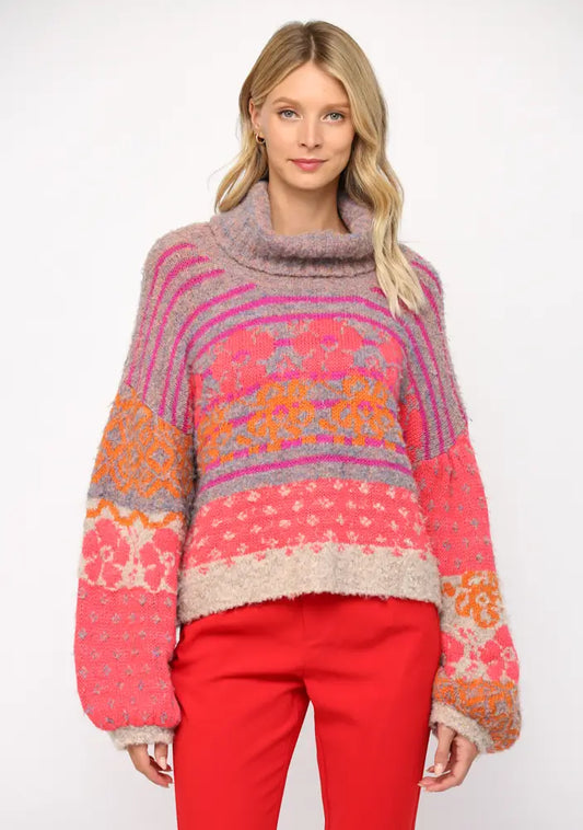 Floral Mountain Sweater